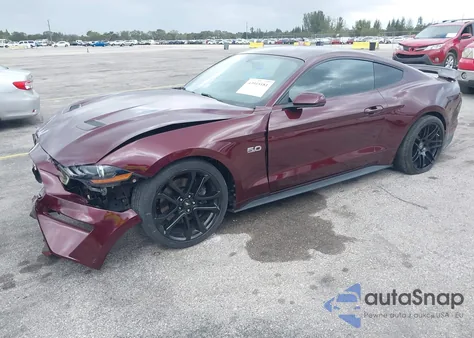 2018 Ford Mustang Gt Premium из США, поврежденный, VIN 1FA6P8CF4J5181182